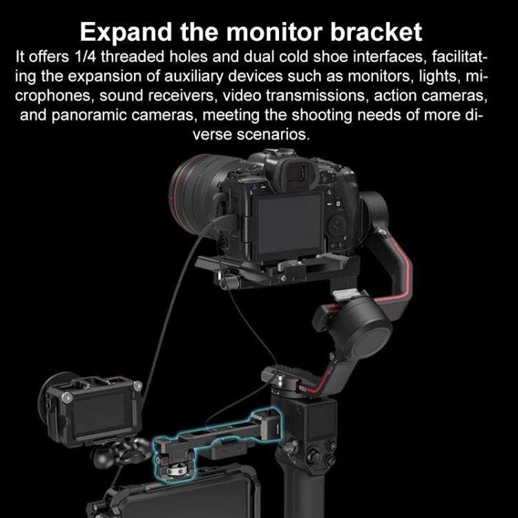 Supporto gimbal SmallRig per DJI RS3 Mini con piastra Arca-Swiss