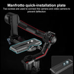 Supporto gimbal SmallRig per DJI RS3 Mini con piastra Arca-Swiss