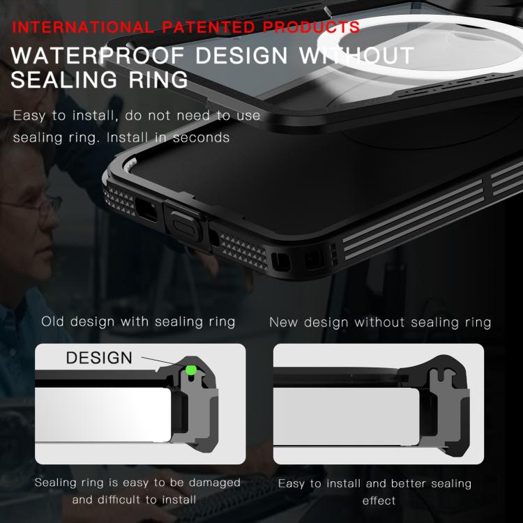Custodia impermeabile RedPepper IP68 con tripla protezione MagSafe per Samsung