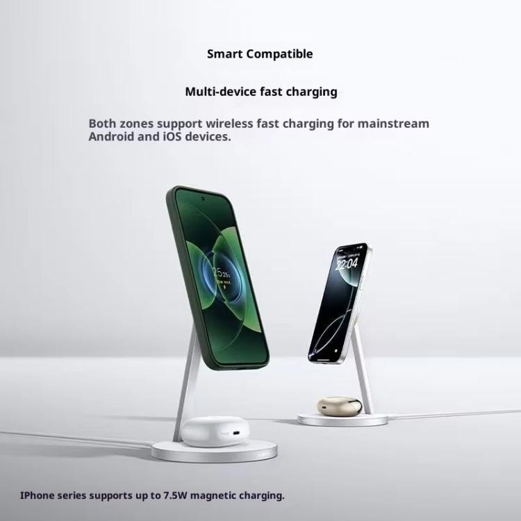 Caricabatterie wireless magnetico Xiaomi 30W 2 in 1