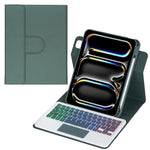 Custodia tablet in pelle con tastiera Bluetooth per iPad Pro 11
