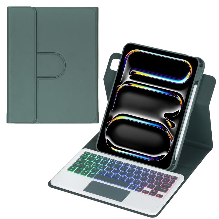 Custodia tablet in pelle con tastiera Bluetooth per iPad Pro 11