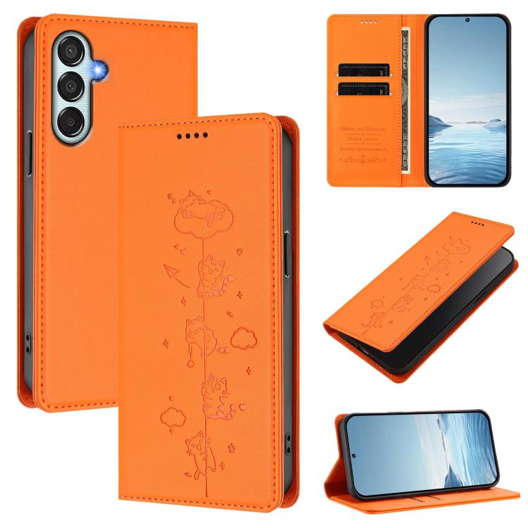 Custodia in ecopelle con protezione RFID per Samsung Galaxy M35 e M55 5G