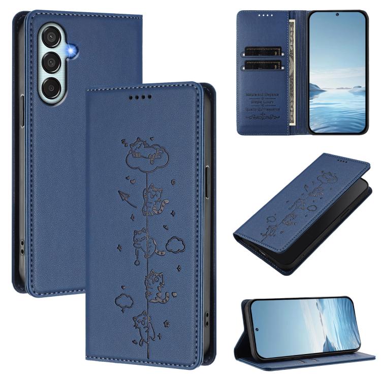 Custodia in ecopelle con protezione RFID per Samsung Galaxy M35 e M55 5G