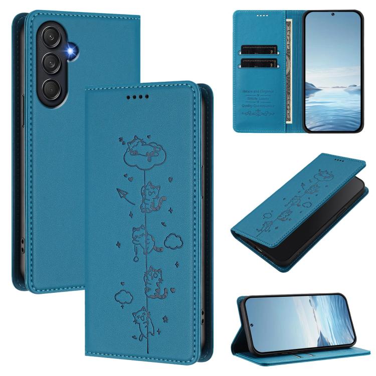 Custodia in ecopelle con protezione RFID per Samsung Galaxy M35 e M55 5G