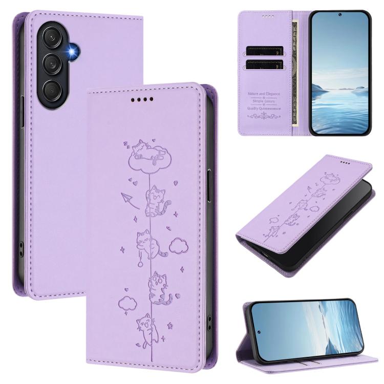 Custodia in ecopelle con protezione RFID per Samsung Galaxy M35 e M55 5G