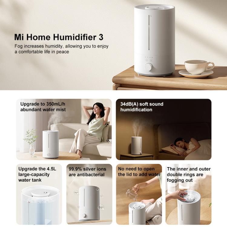 Umidificatore Xiaomi Mijia 4,5L con timer e nebbia 360°