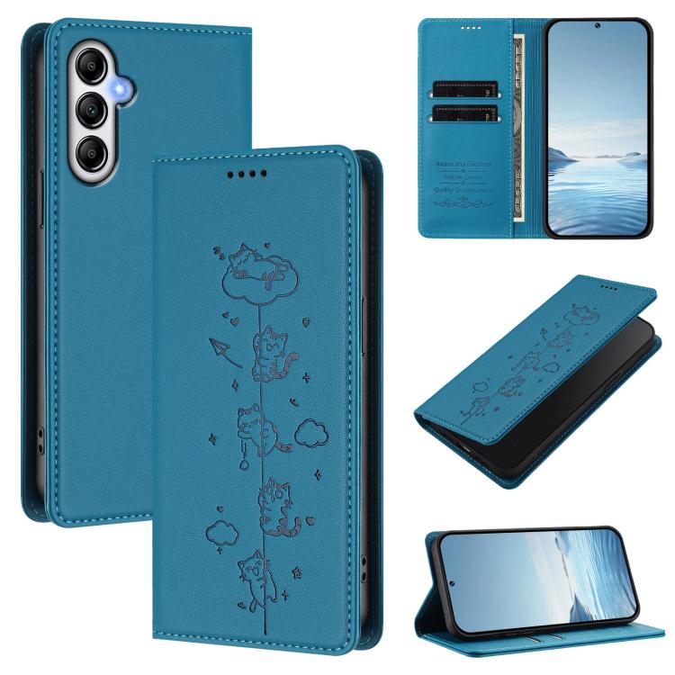 Custodia in ecopelle con protezione RFID per Samsung Galaxy A14 4G e A34 5G