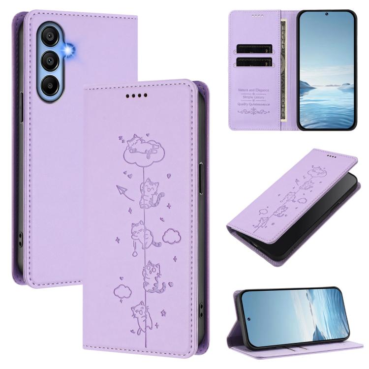 Custodia in ecopelle con protezione RFID per Samsung Galaxy A05s 4G / F14 4G e