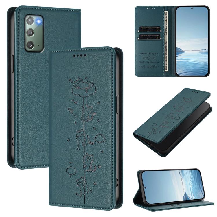 Custodia in ecopelle con protezione RFID per Samsung Galaxy Note20 Ultra e