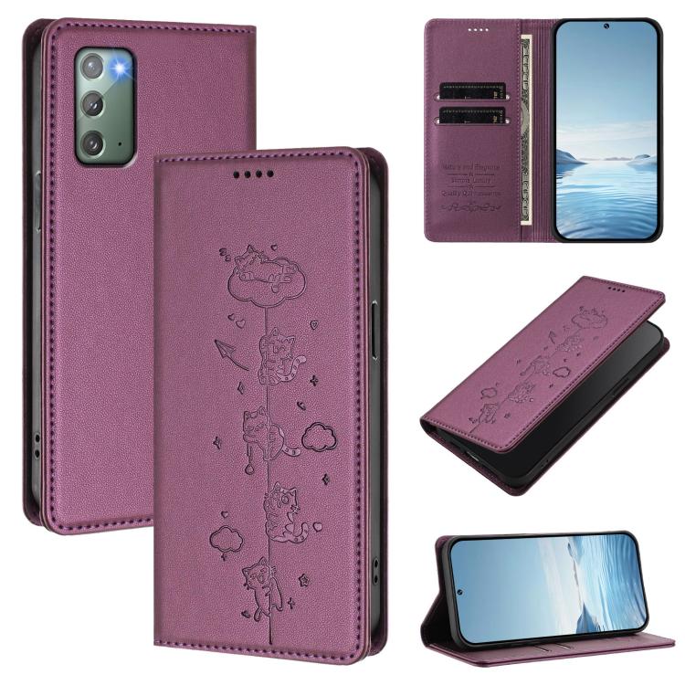 Custodia in ecopelle con protezione RFID per Samsung Galaxy Note20 Ultra e