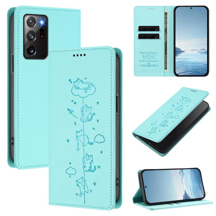 Custodia in ecopelle con protezione RFID per Samsung Galaxy Note20 Ultra e