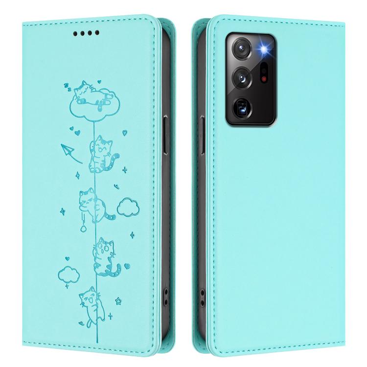 Custodia in ecopelle con protezione RFID per Samsung Galaxy Note20 Ultra e