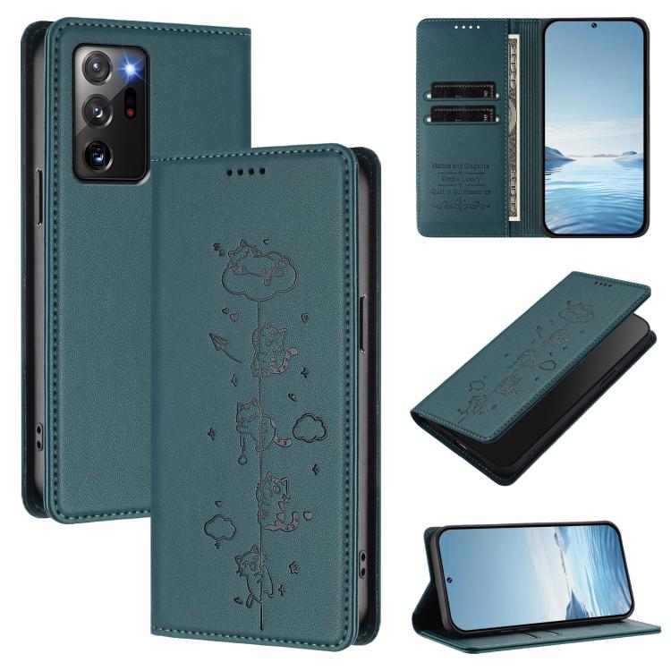 Custodia in ecopelle con protezione RFID per Samsung Galaxy Note20 Ultra e