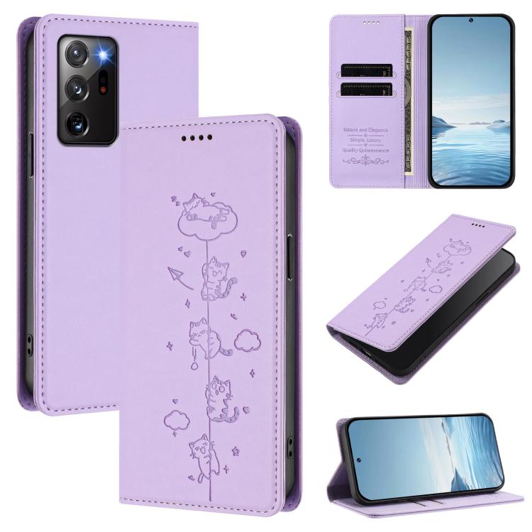 Custodia in ecopelle con protezione RFID per Samsung Galaxy Note20 Ultra e