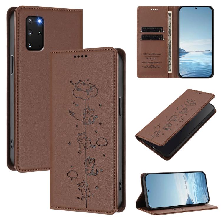 Custodia in ecopelle con protezione RFID per Samsung Galaxy S20+