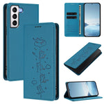 Custodia ecopelle con protezione RFID per Samsung Galaxy S21 FE 5G e Samsung