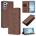Custodia ecopelle con protezione RFID per Samsung Galaxy S21 FE 5G e Samsung