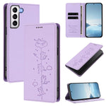 Custodia ecopelle con protezione RFID per Samsung Galaxy S21+ e S21 Ultra 5G