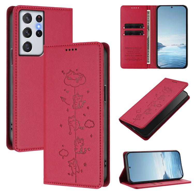 Custodia ecopelle con protezione RFID per Samsung Galaxy S21+ e S21 Ultra 5G