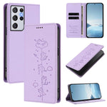 Custodia ecopelle con protezione RFID per Samsung Galaxy S21+ e S21 Ultra 5G