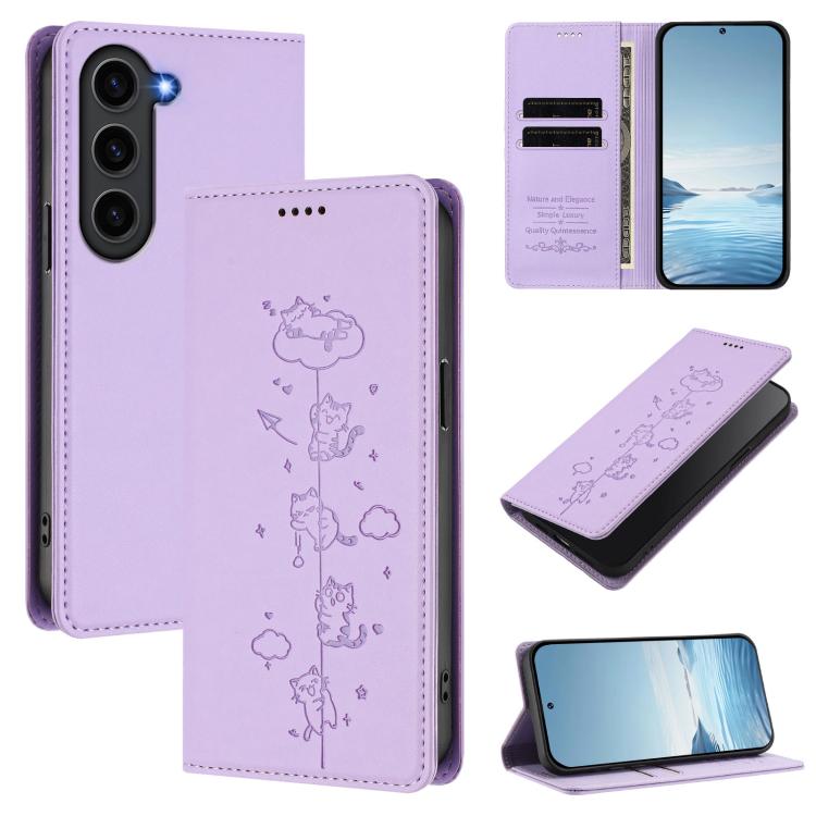 Custodia in ecopelle con protezione RFID per Samsung Galaxy S23+ e S23 5G