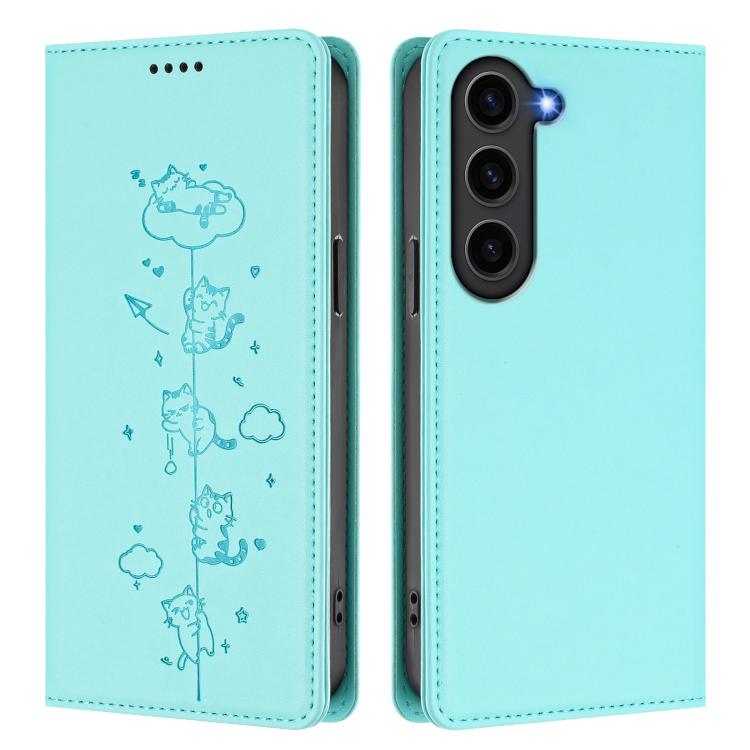 Custodia in ecopelle con protezione RFID per Samsung Galaxy S23+ e S23 5G