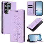 Custodia in ecopelle con protezione RFID per Samsung Galaxy S23 FE e Ultra 5G