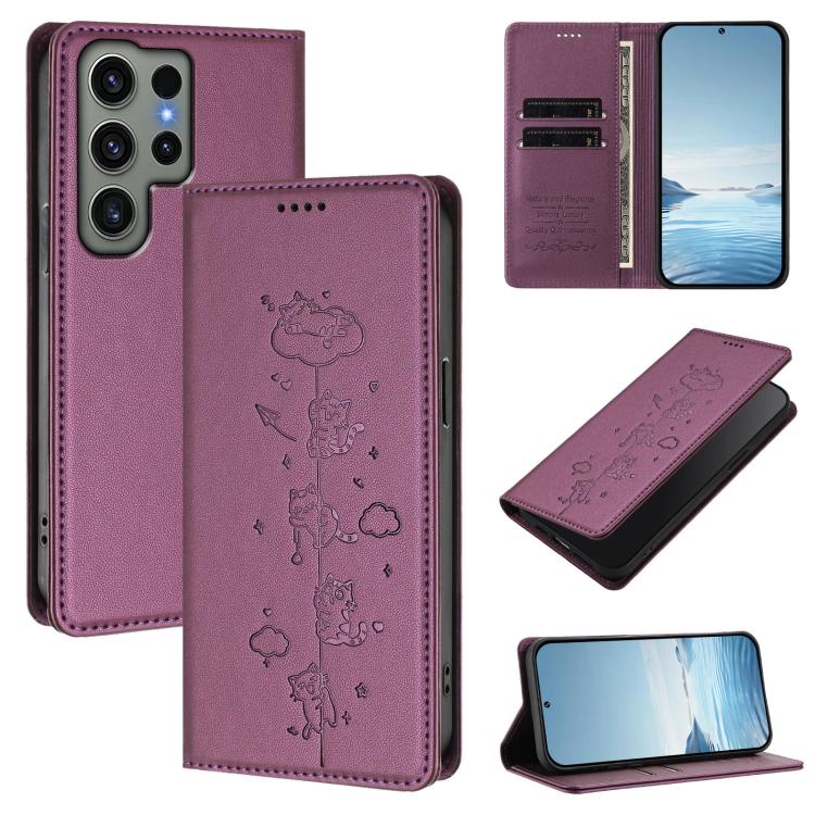 Custodia in ecopelle con protezione RFID per Samsung Galaxy S23 FE e Ultra 5G