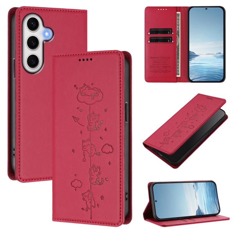 Custodia ecopelle con protezione RFID per Samsung Galaxy S24 FE e Ultra 5G