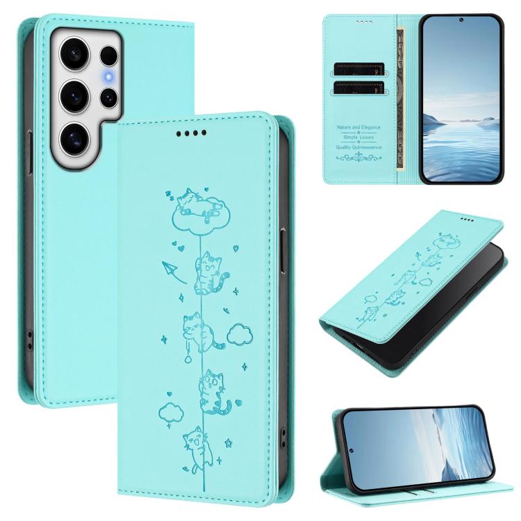 Custodia ecopelle con protezione RFID per Samsung Galaxy S24 FE e Ultra 5G