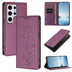 Custodia ecopelle con protezione RFID per Samsung Galaxy S24 FE e Ultra 5G