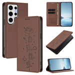 Custodia ecopelle con protezione RFID per Samsung Galaxy S24 FE e Ultra 5G