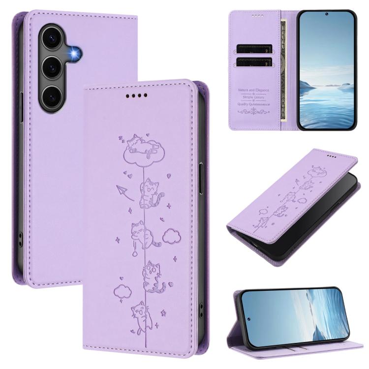 Custodia ecopelle con protezione RFID per Samsung Galaxy S25+ / S24+ e S25 Ultra