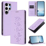 Custodia ecopelle con protezione RFID per Samsung Galaxy S25+ / S24+ e S25 Ultra