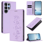Custodia in ecopelle con protezione RFID per Samsung Galaxy S26 Edge e Ultra 5G