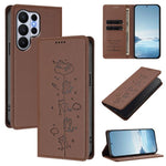 Custodia in ecopelle con protezione RFID per Samsung Galaxy S26 Edge e Ultra 5G