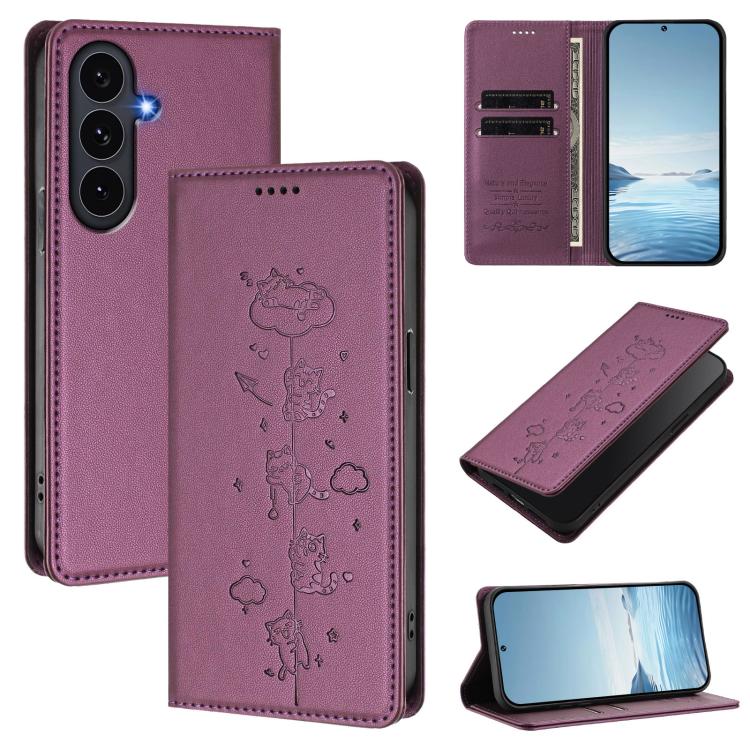 Custodia in ecopelle con protezione RFID per Samsung Galaxy S26 e S25 FE 5G