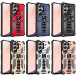 Custodia magnetica antiurto in TPU e PC con supporto per Samsung Galaxy S26