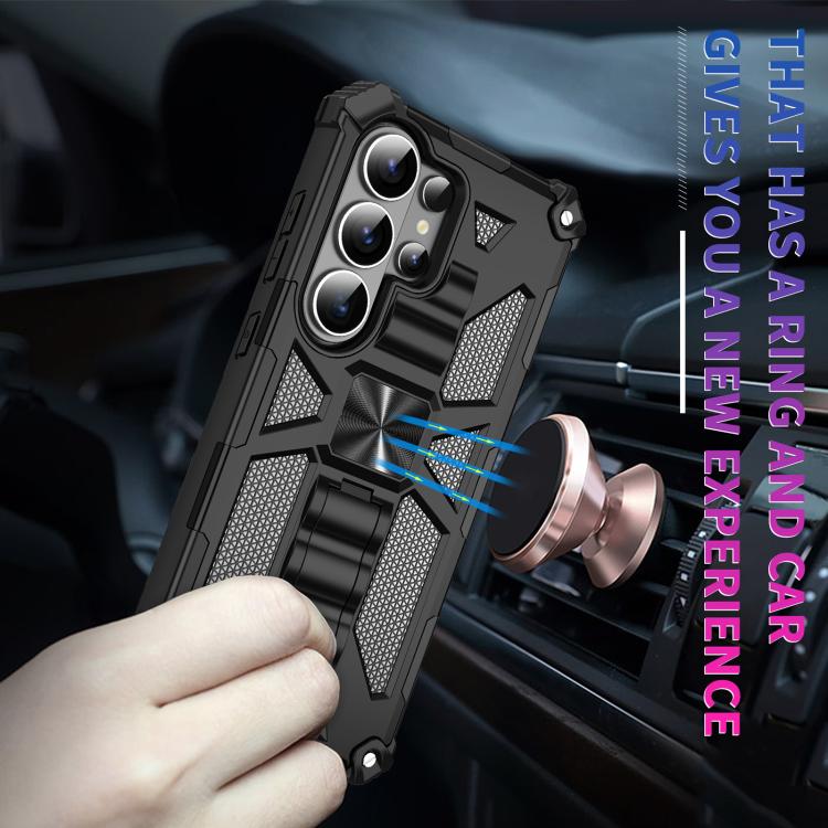 Custodia magnetica antiurto in TPU e PC con supporto per Samsung Galaxy S26
