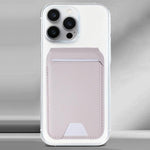 Supporto magnetico cellulare con slot carte in pelle