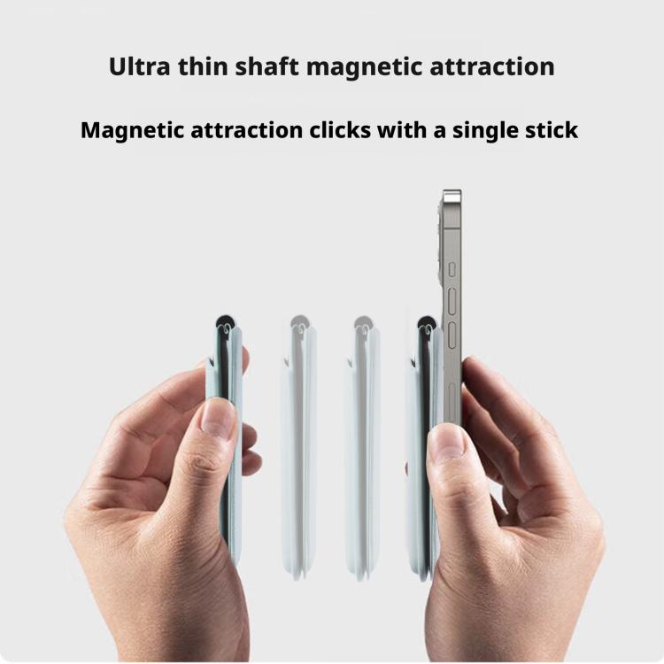 Supporto magnetico cellulare con slot carte in pelle