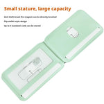 Supporto magnetico cellulare con slot carte in pelle