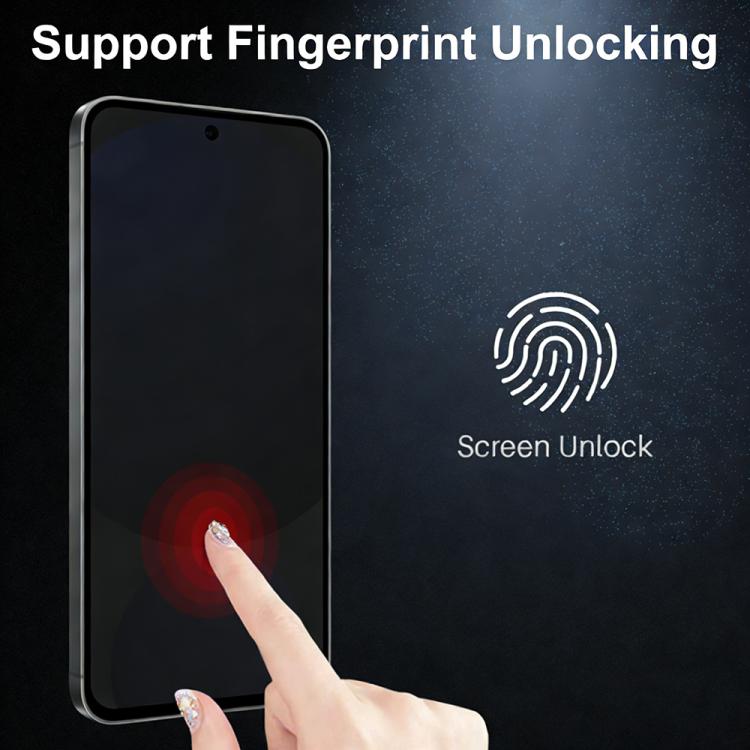 Pellicole in vetro temperato HD serigrafate con supporto impronta per Samsung