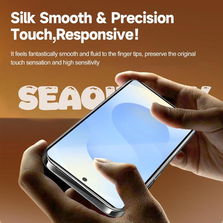 Pellicole in vetro temperato HD serigrafate con supporto impronta per Samsung