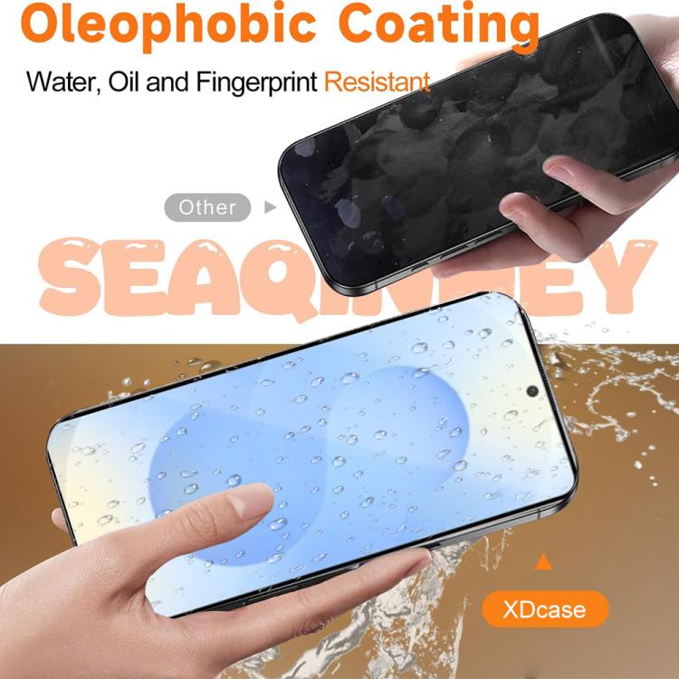 Pellicole in vetro temperato HD serigrafate con supporto impronta per Samsung