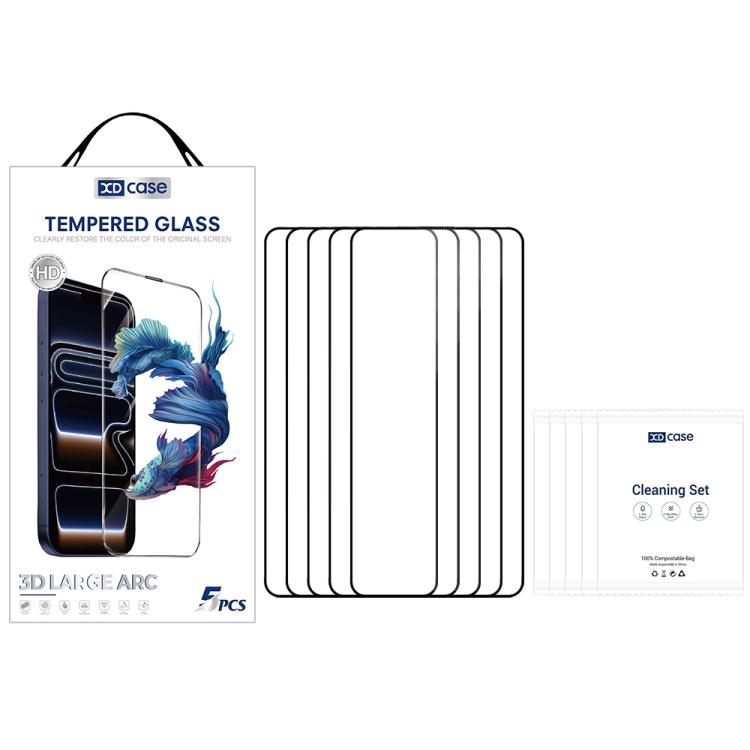 Pellicole in vetro temperato HD serigrafate con supporto impronta per Samsung