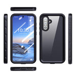 Custodia antiurto impermeabile con pois trasparenti per Samsung Galaxy A36 A37 e