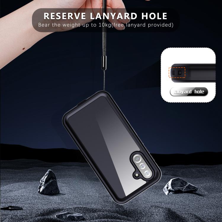 Custodia antiurto impermeabile con pois trasparenti per Samsung Galaxy A36 A37 e