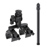 Morsetto doppia pinza universale per manubrio bici e action cam